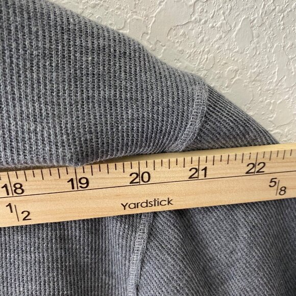 Blast Button-Up Cardigan Womens Size L Gray Embroidered Animal Striped Cotton B - Picture 12 of 16